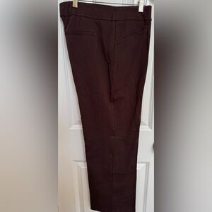 Cato Women's Dark Brown Straight Leg Pants